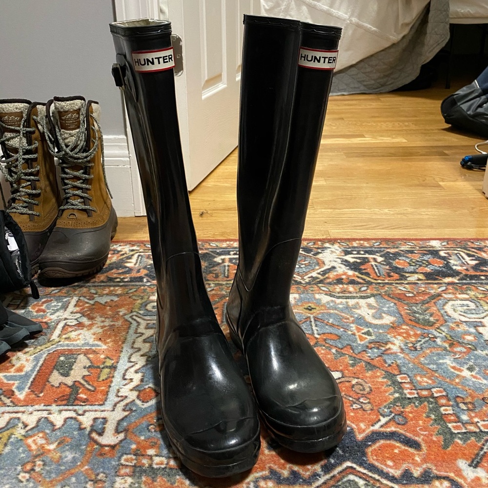 Hunter rain boots women’s size 9
